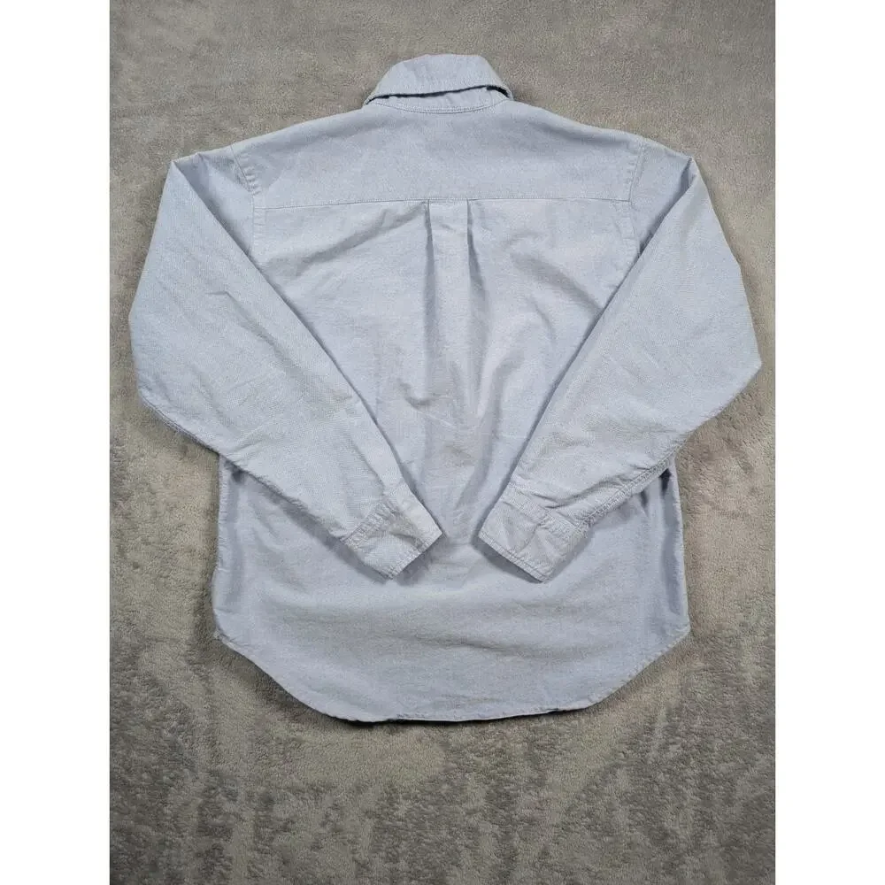 Ralph Lauren J Crew Button Front Shirt Youth Size 12 Medium Lot Of 2 Casual